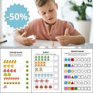 Zabavne matematičke aktivnosti: logika, brojanje, uzorci (PDF–140 stranica)