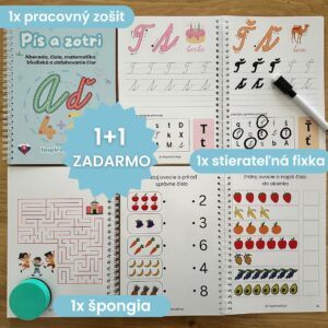 Píš a zotri zošit - písané písmo 1+1 ZADARMO