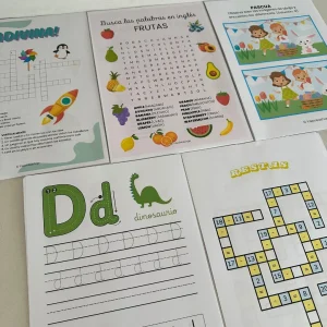 Abecedario español, crucigramas, adivinanzas