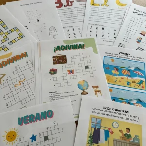 Abecedario español, crucigramas, adivinanzas