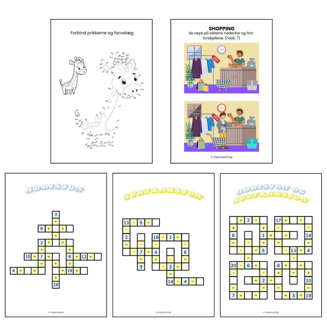 norsk alfabet kryssord oppgaver