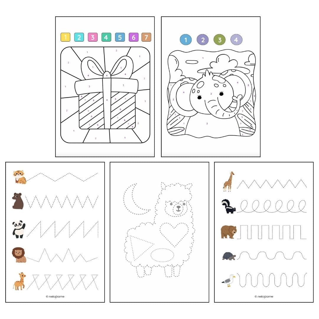 Montessori Megapaket: Deutsches Alphabet, Zahlen