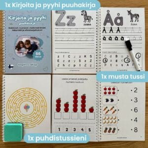 Kirjoita ja pyyhi puuhakirja