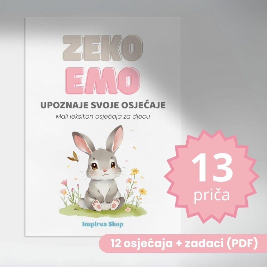 ZEKO EMO UPOZNAJE SVOJE OSJEĆAJE – mali leksikon osjećaja za djecu (13 priča + zadatci – PDF)