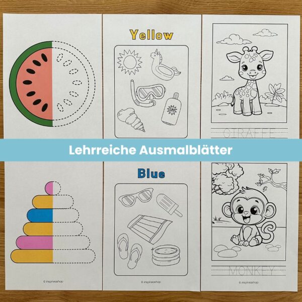 2-in-1: Montessori-Paket + Englisch für die Kleinsten (PDF mit 200 + 170 Seiten)