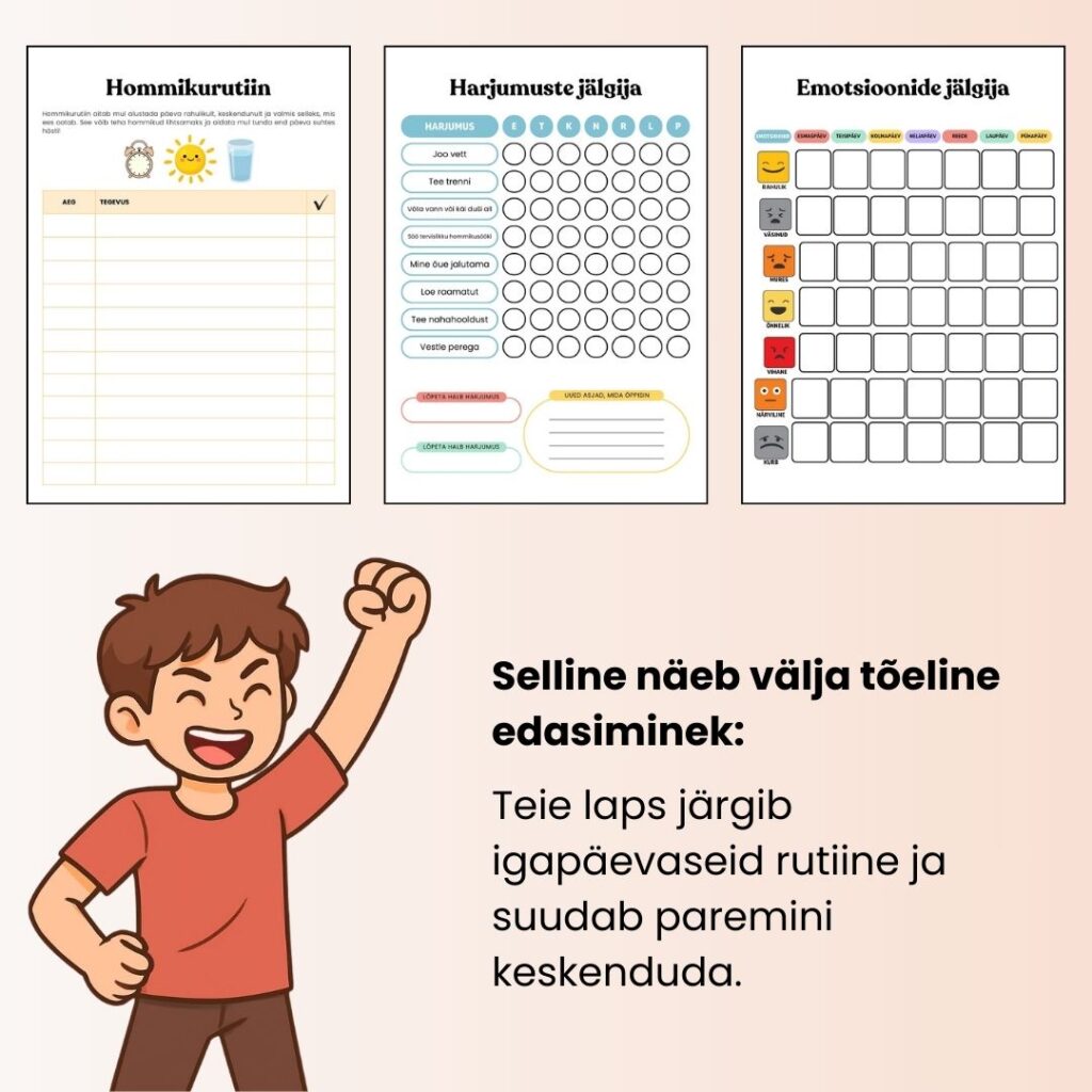 ADHD rahu, keskendumise ja rutiinide süsteem
