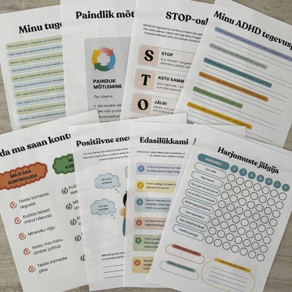 ADHD rahu, keskendumise ja rutiinide süsteem