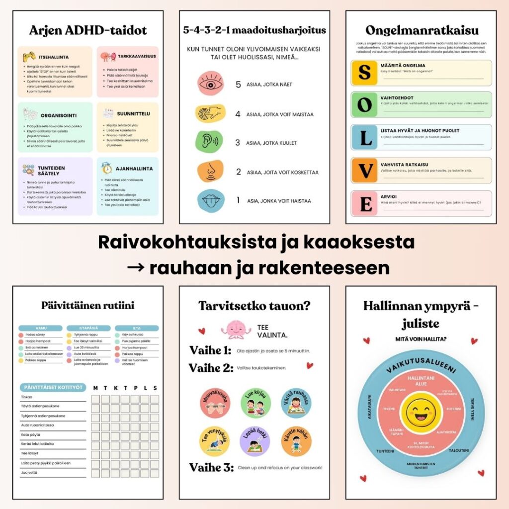 ADHD Calm, Focus & Routine -järjestelmä
