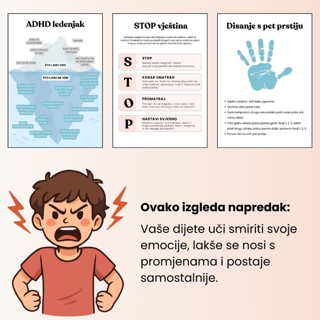 ADHD sustav za smirenost, fokus i rutinu