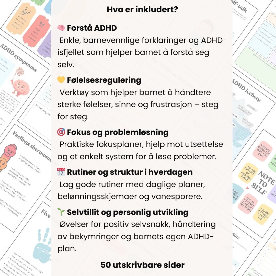 ADHD-system for ro, fokus og rutiner