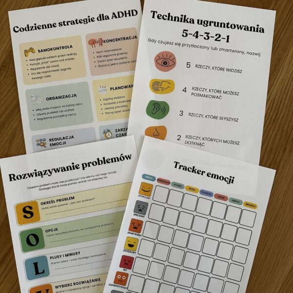 System ADHD wspierający spokój, koncentrację i rutynę dla dzieci i nastolatków