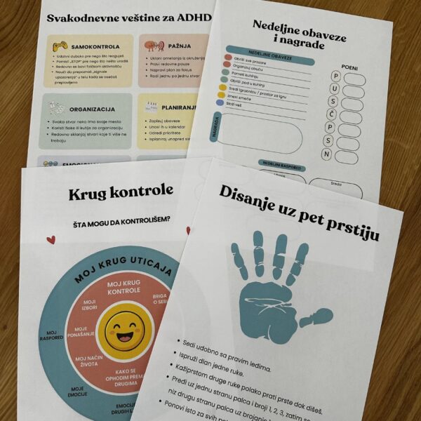 ADHD sistem za smirenost, fokus i rutinu