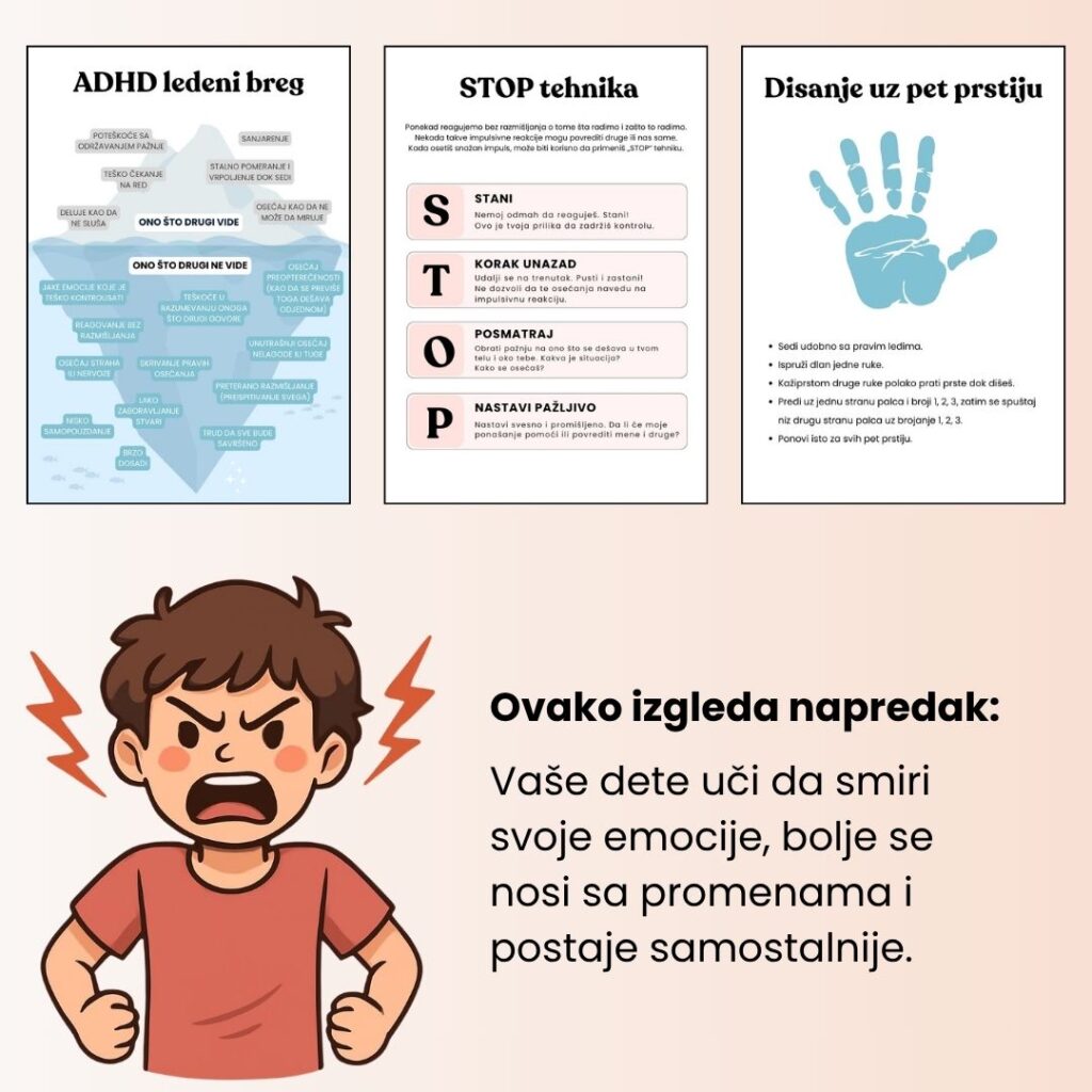 ADHD sistem za smirenost, fokus i rutinu 
