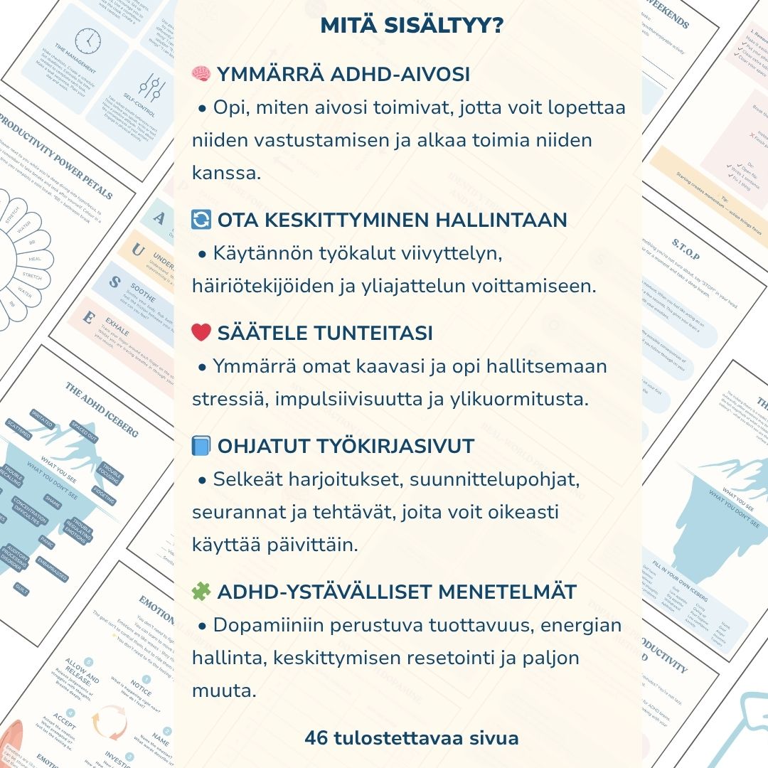 Aikuisten ADHD reset -järjestelmä