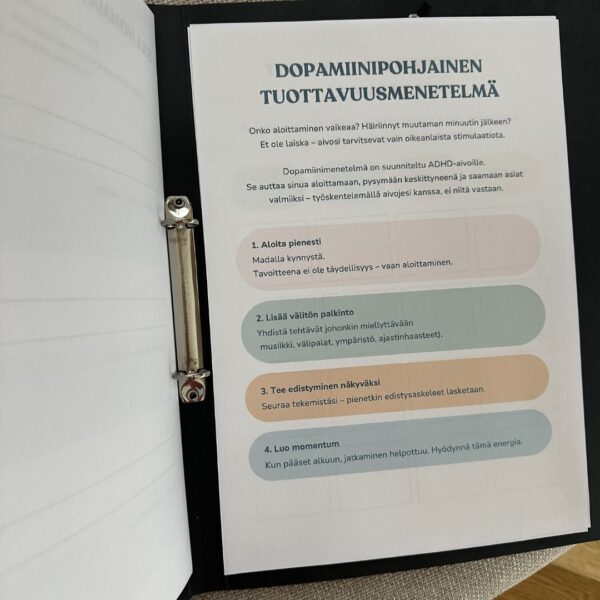 Aikuisten ADHD reset -järjestelmä