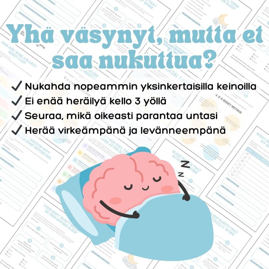 Vaiheittaiset keinot nukkua paremmin tänä yönä