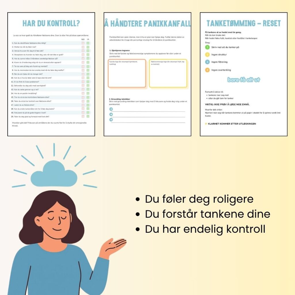 Stopp overtenking og ro ned tankene dine