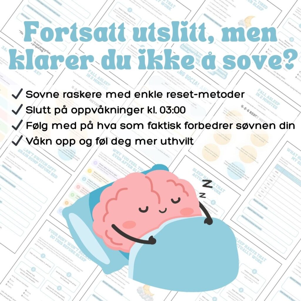 Steg-for-steg verktøy for å sove bedre i natt