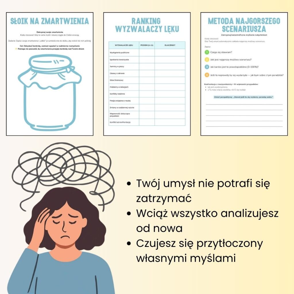 Zatrzymaj nadmierne myślenie i uspokój swój umysł