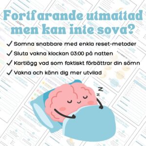Steg-för-steg-verktyg för att sova bättre i natt