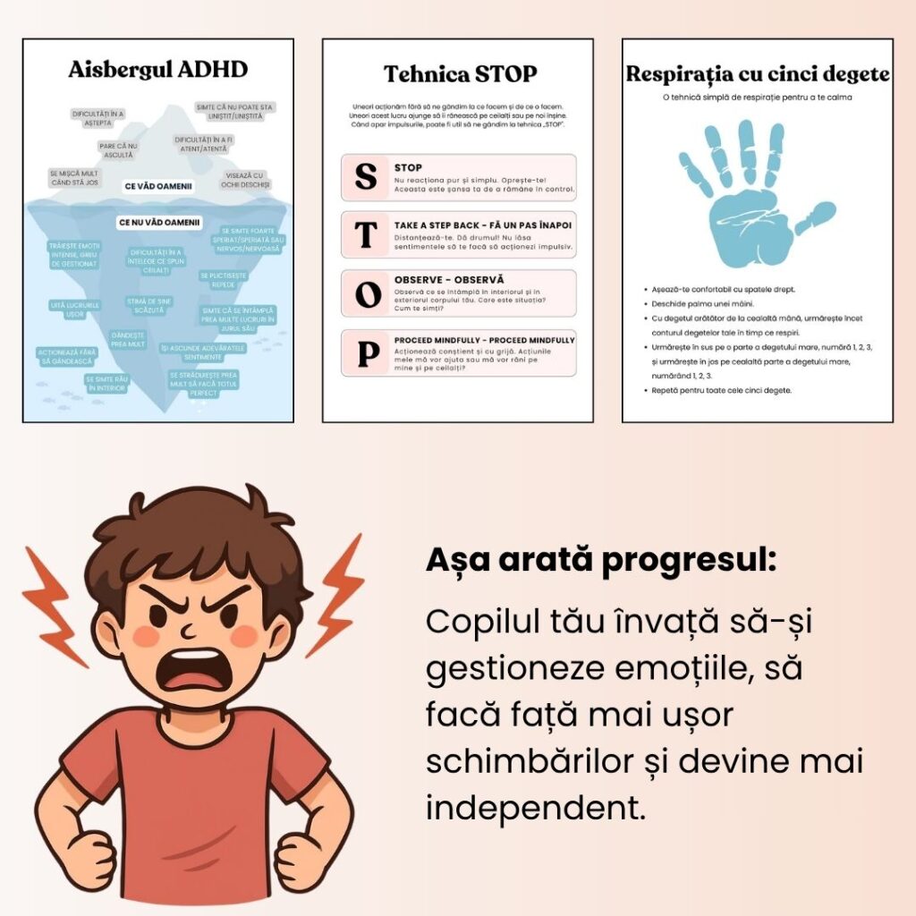 Sistem pentru Calm, Concentrare și Rutine în ADHD 