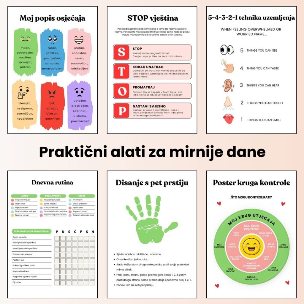 Sustav za mirnije rutine i manje emocionalnih ispada

